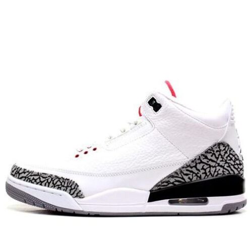Jordan 3 Retro GS ‘White Cement’ 2011 White/Fire Red-Cement Grey-Blk 398614-105