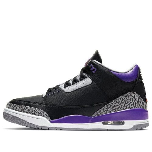 Jordan 3 Retro Black Court Purple CT8532-050