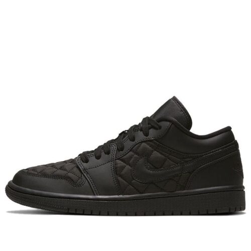 Jordan 1 Low ‘Triple Black Quilted’ Black/Black/Black DB6480-001