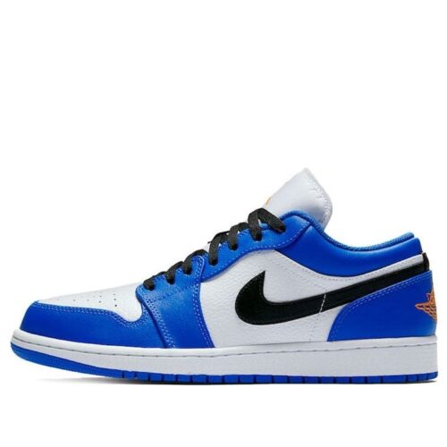 Jordan 1 Low Hyper Royal Orange Peel 553558-401