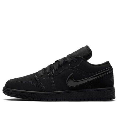 Jordan 1 Low (GS) Triple Black 553560-056