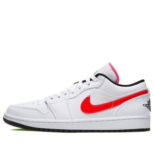 Jordan 1 Low ‘Multi-Color Swoosh’ White/Multi-Color/Black CW7009-100