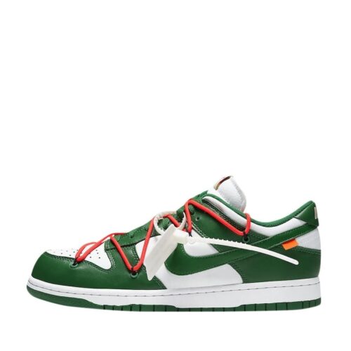 Off-White x Nike Dunk Low Pine Green