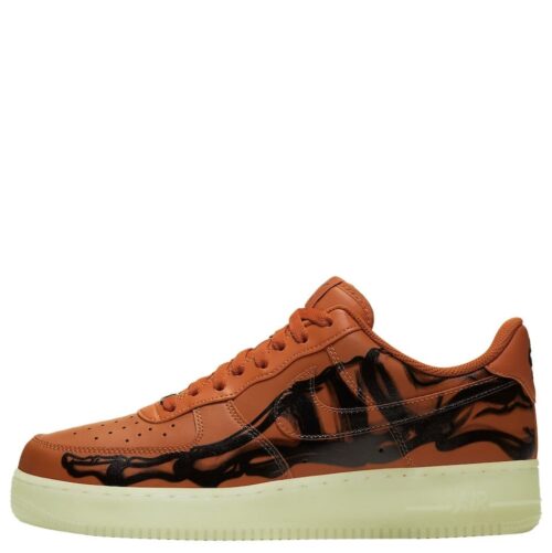 Nike Air Force 1 Low Orange Skeleton Halloween
