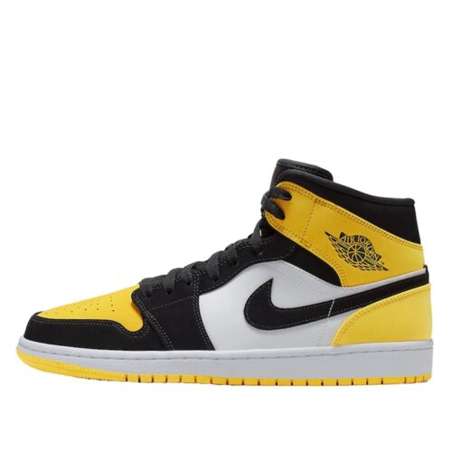 Jordan 1 Mid Yellow Toe Black