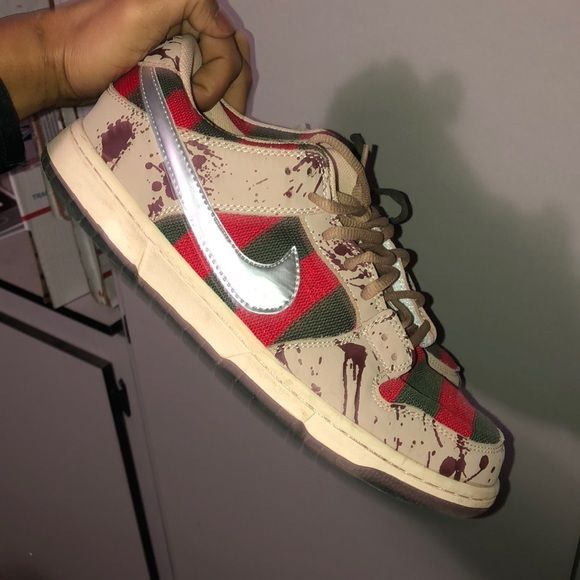 Nike Sb Dunk Low Freddy Krueger photo review