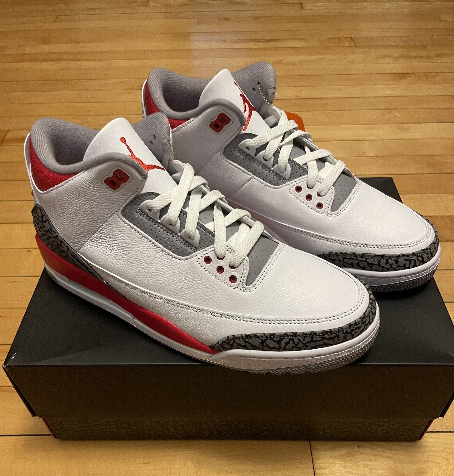 Jordan 3 OG Fire Red 2022 photo review