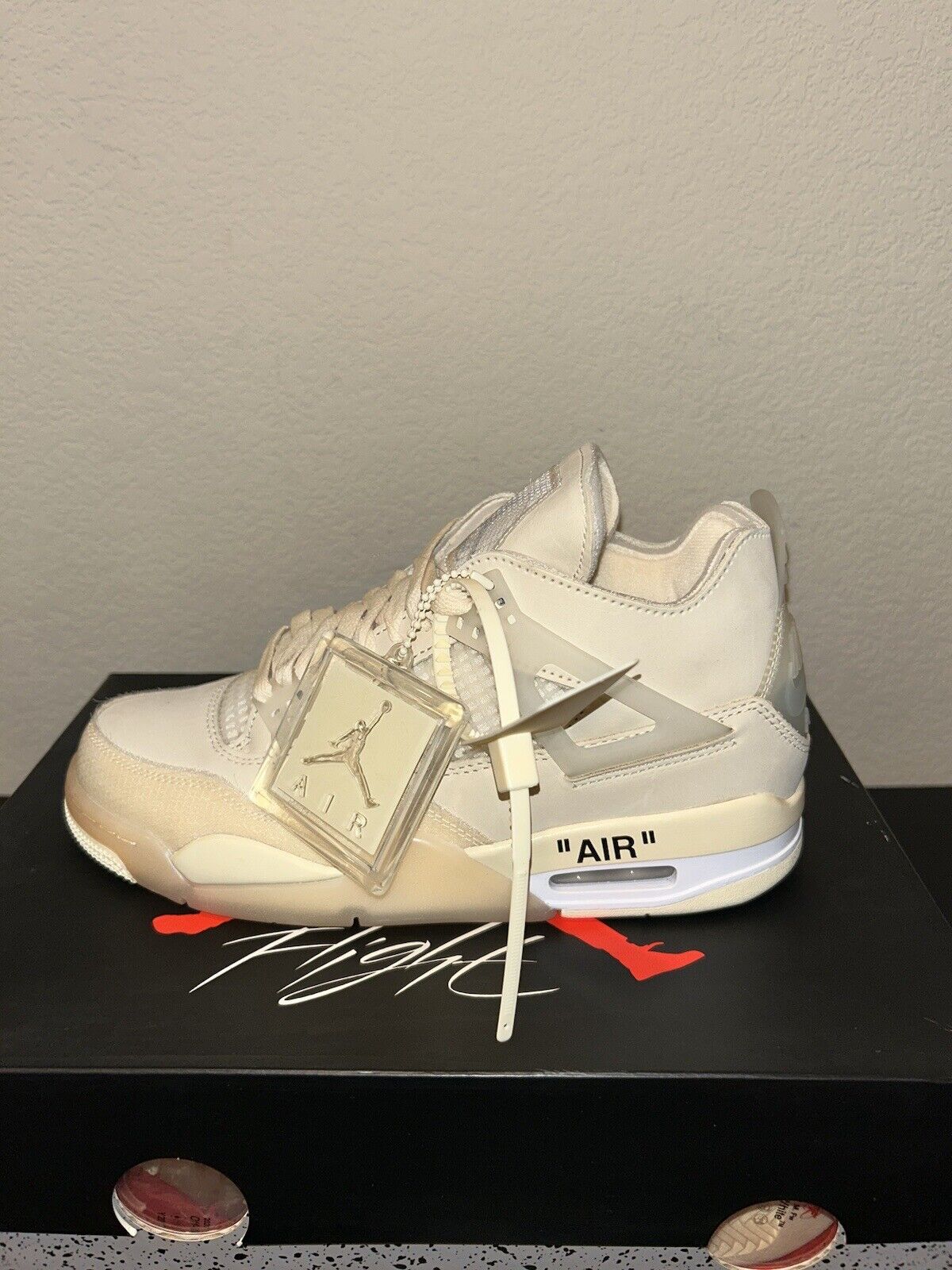 Jordan 4 Retro Off-White Sail (W) photo review
