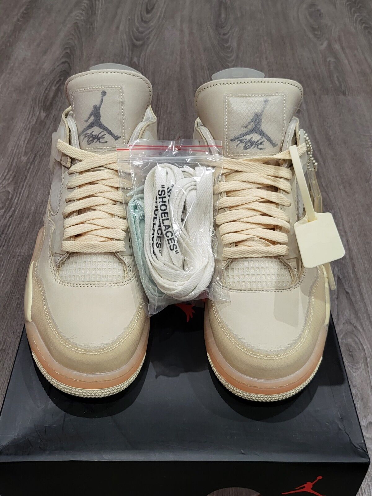 Jordan 4 Retro Off-White Sail (W) photo review