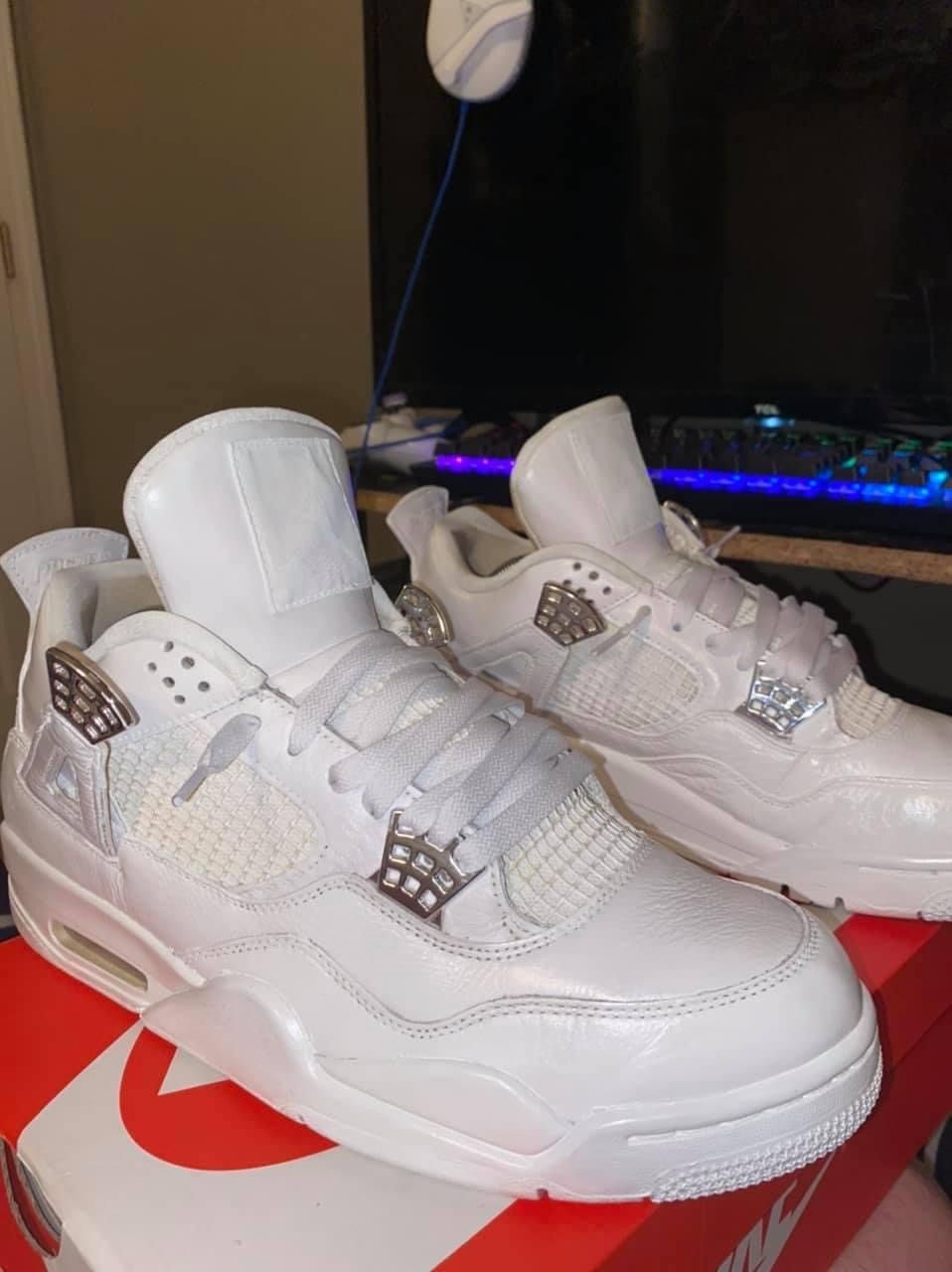 Jordan 4 Retro Pure Money photo review