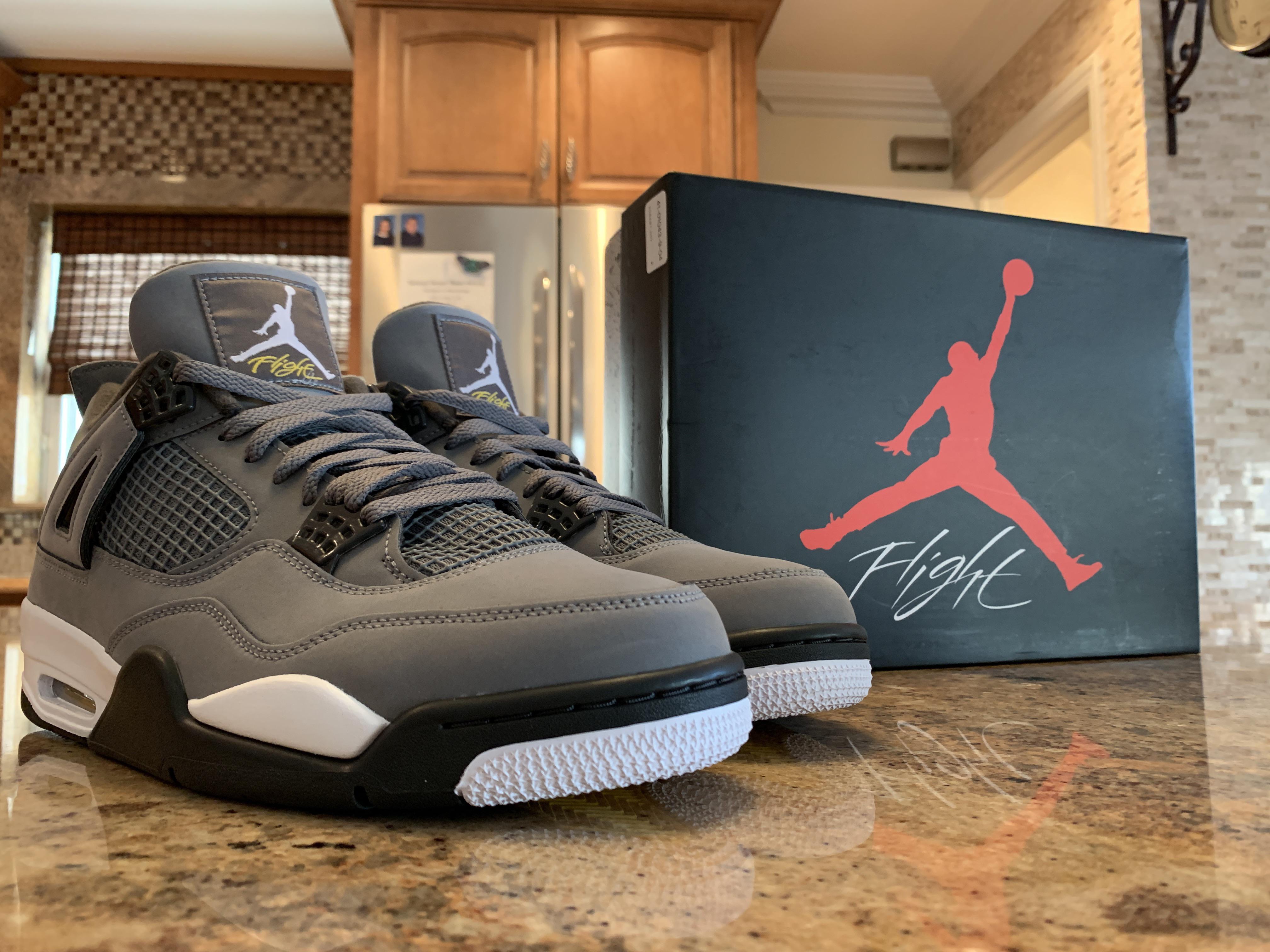 Jordan 4 Retro Cool Grey(2019) photo review