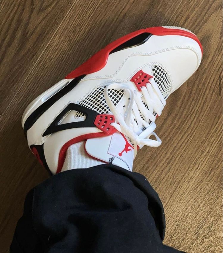 Jordan 4 Retro Red Fire photo review