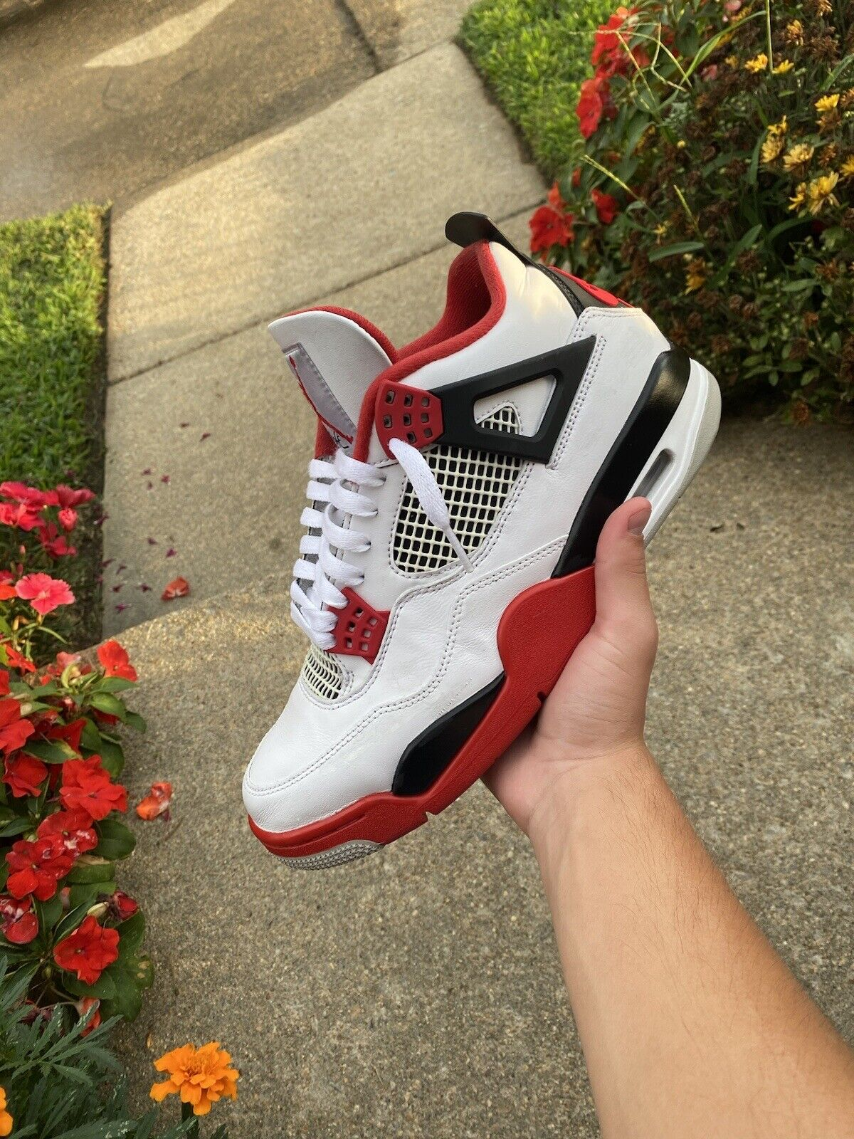 Jordan 4 Retro Red Fire photo review