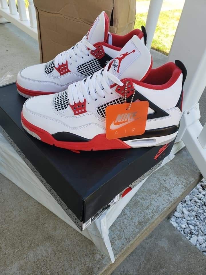Jordan 4 Retro Red Fire photo review