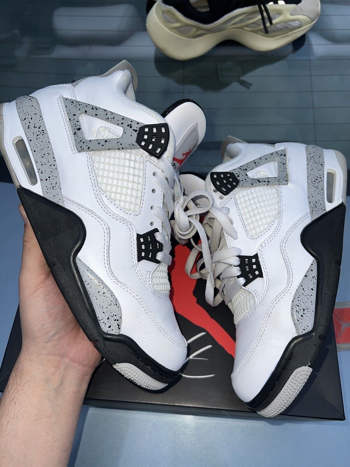 Jordan 4 Retro White Cement photo review