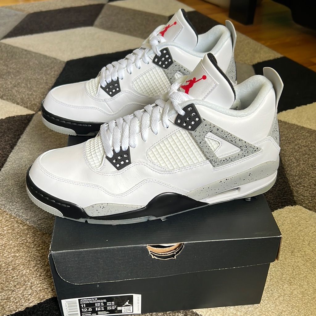 Jordan 4 Retro White Cement photo review