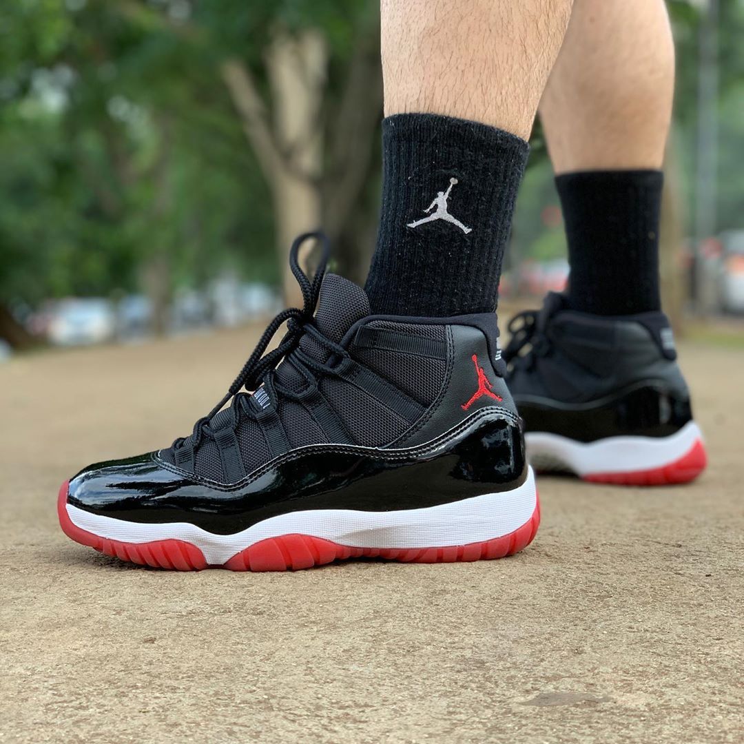 Jordan 11 Retro Playoffs Bred(2019) photo review