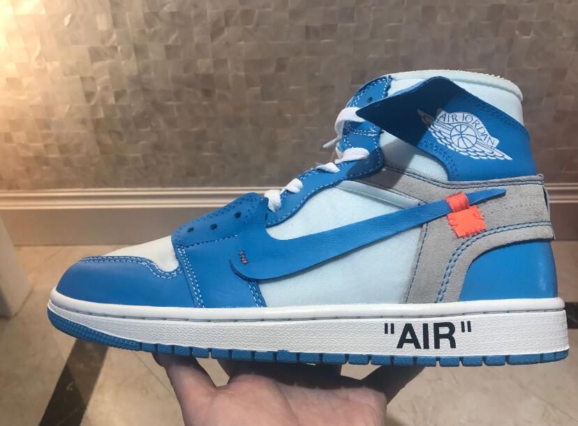 Jordan 1 Retro High Off-White UNC photo review