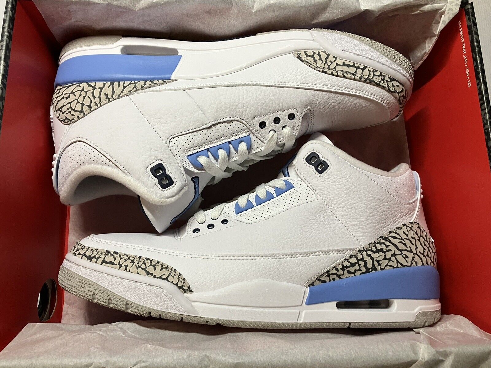Jordan 3 Retro UNC CT8532-104 photo review