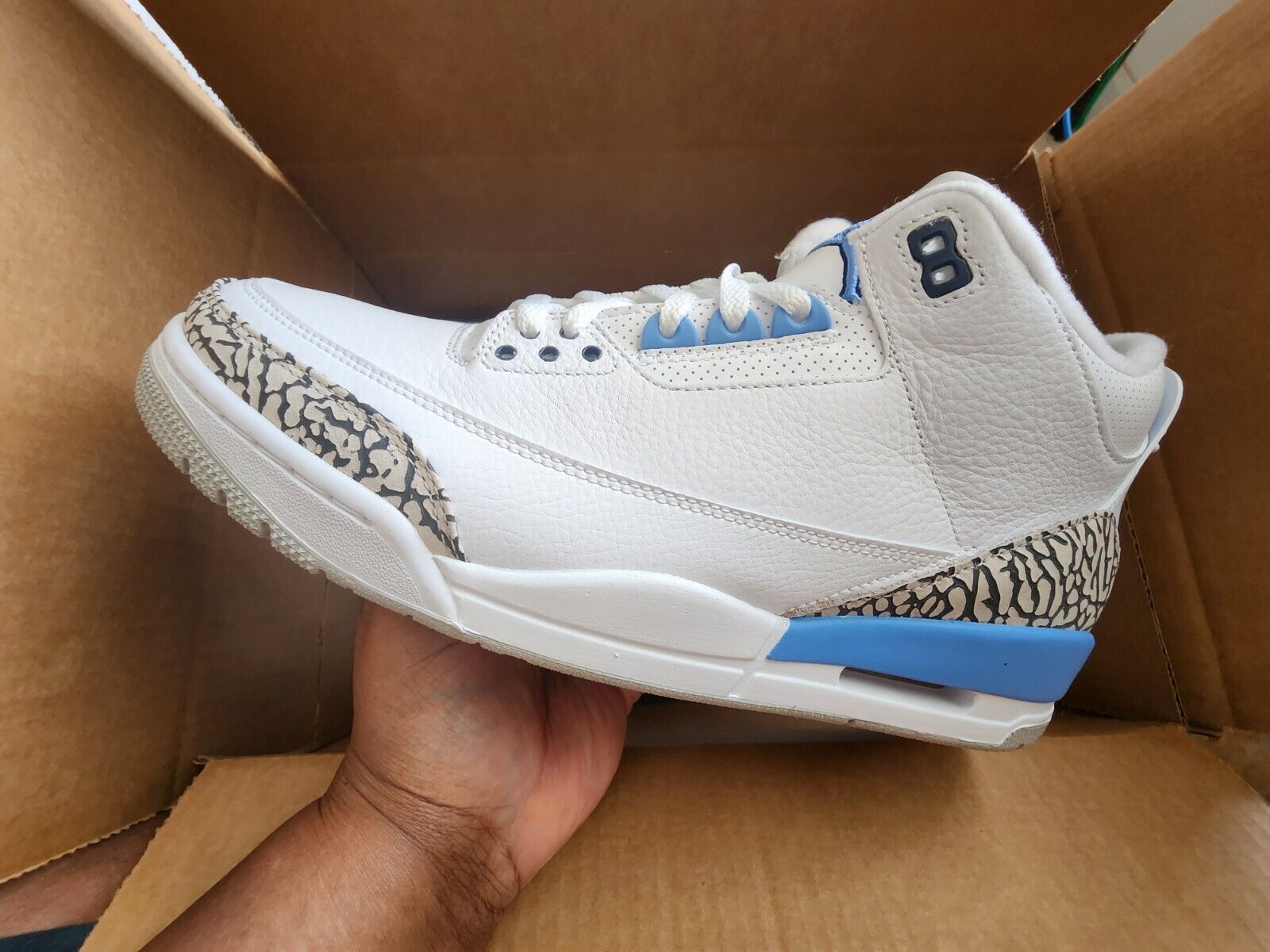 Jordan 3 Retro UNC CT8532-104 photo review