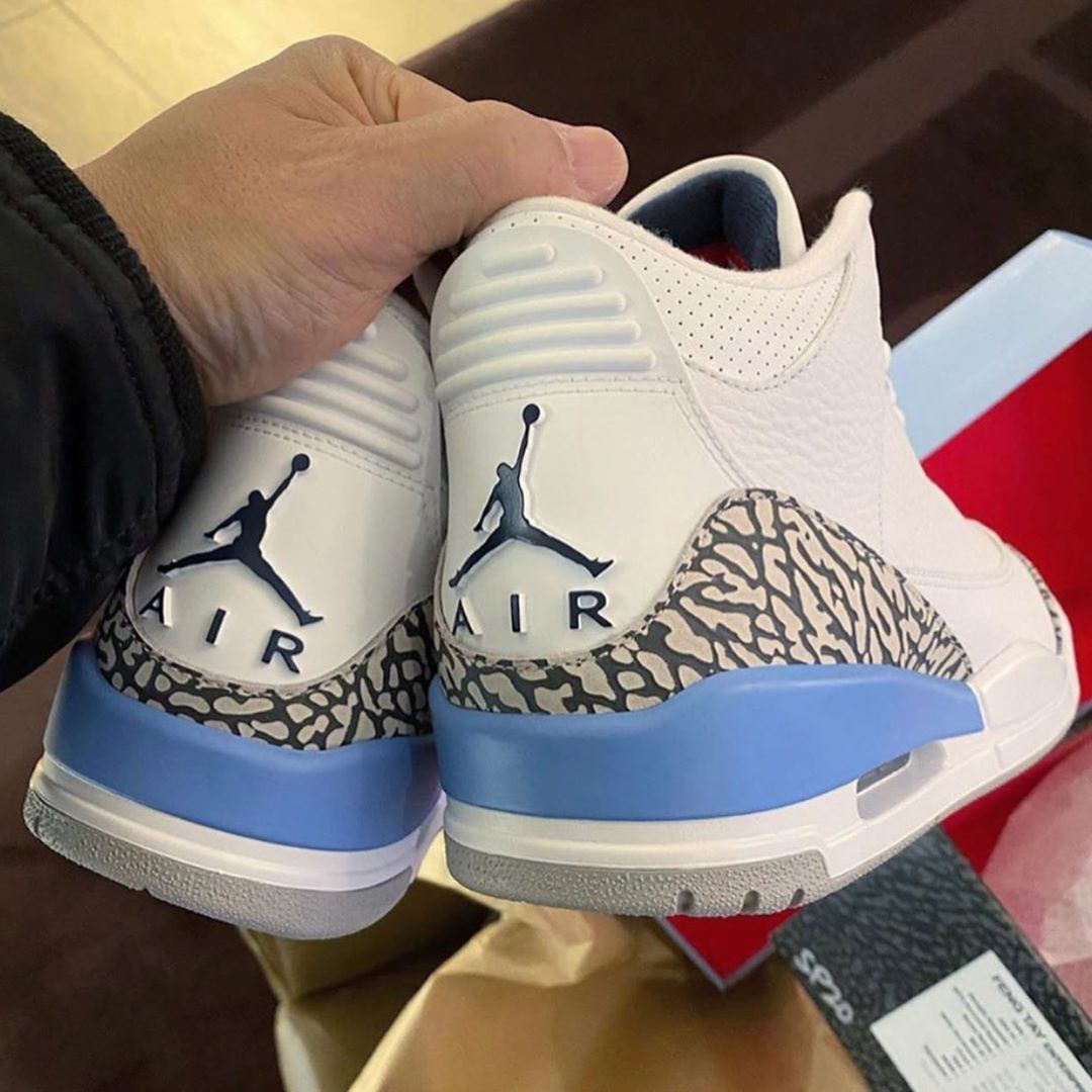 Jordan 3 Retro UNC CT8532-104 photo review
