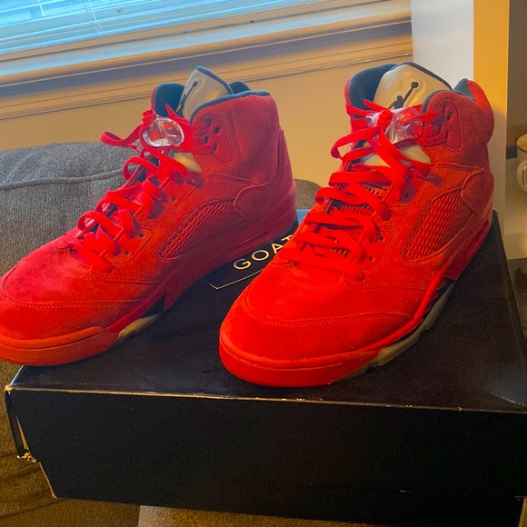 Jordan 5 Red Suede photo review