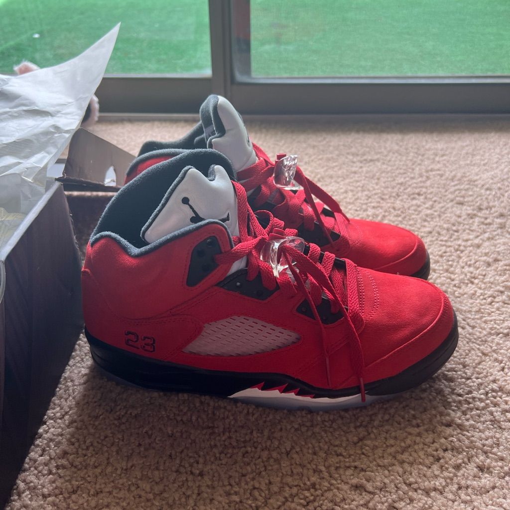 Jordan 5 Red Suede photo review