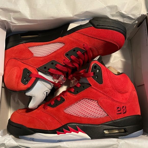 Jordan 5 Red Suede photo review
