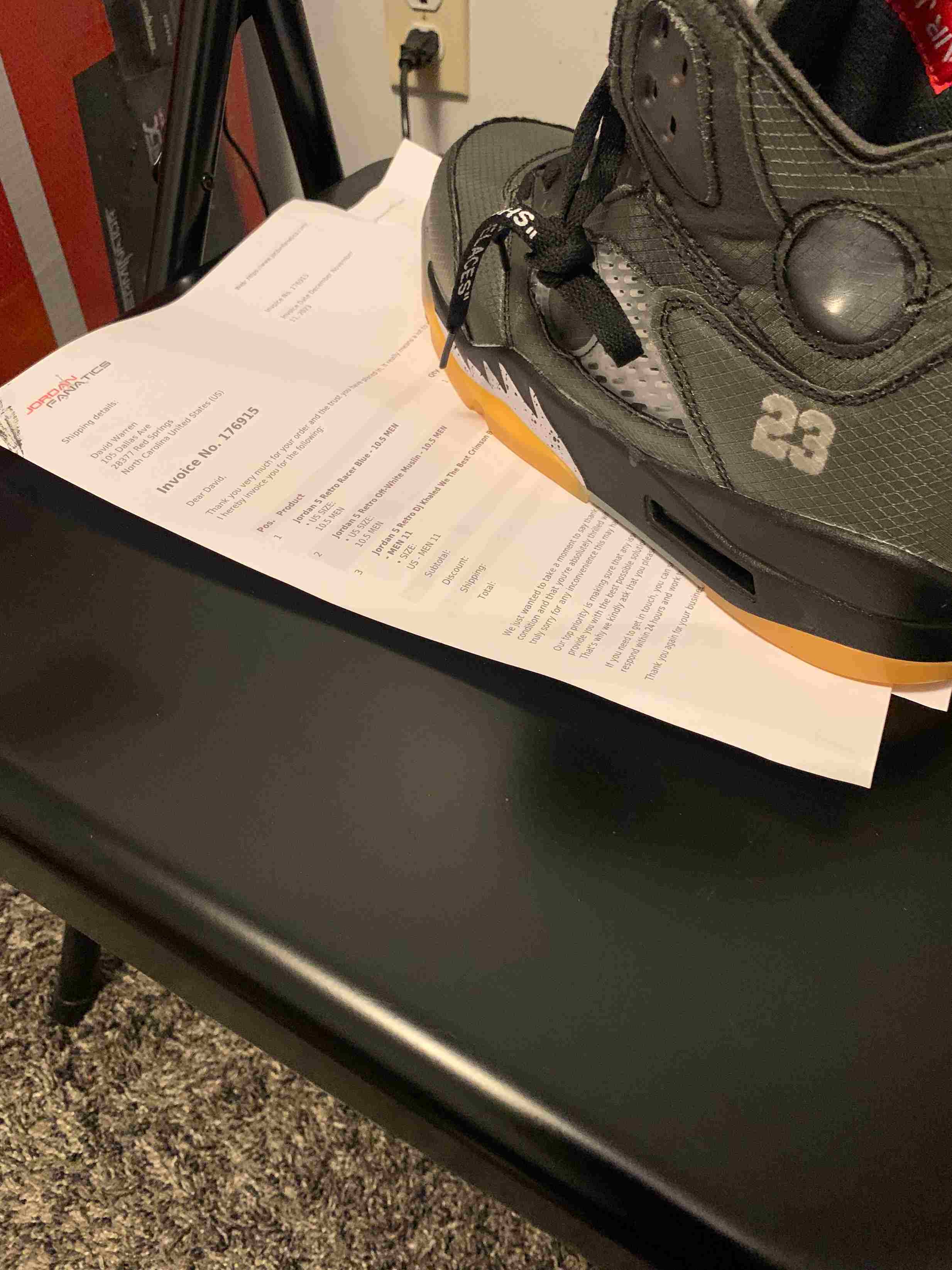 Jordan 5 Retro Off-White Muslin photo review