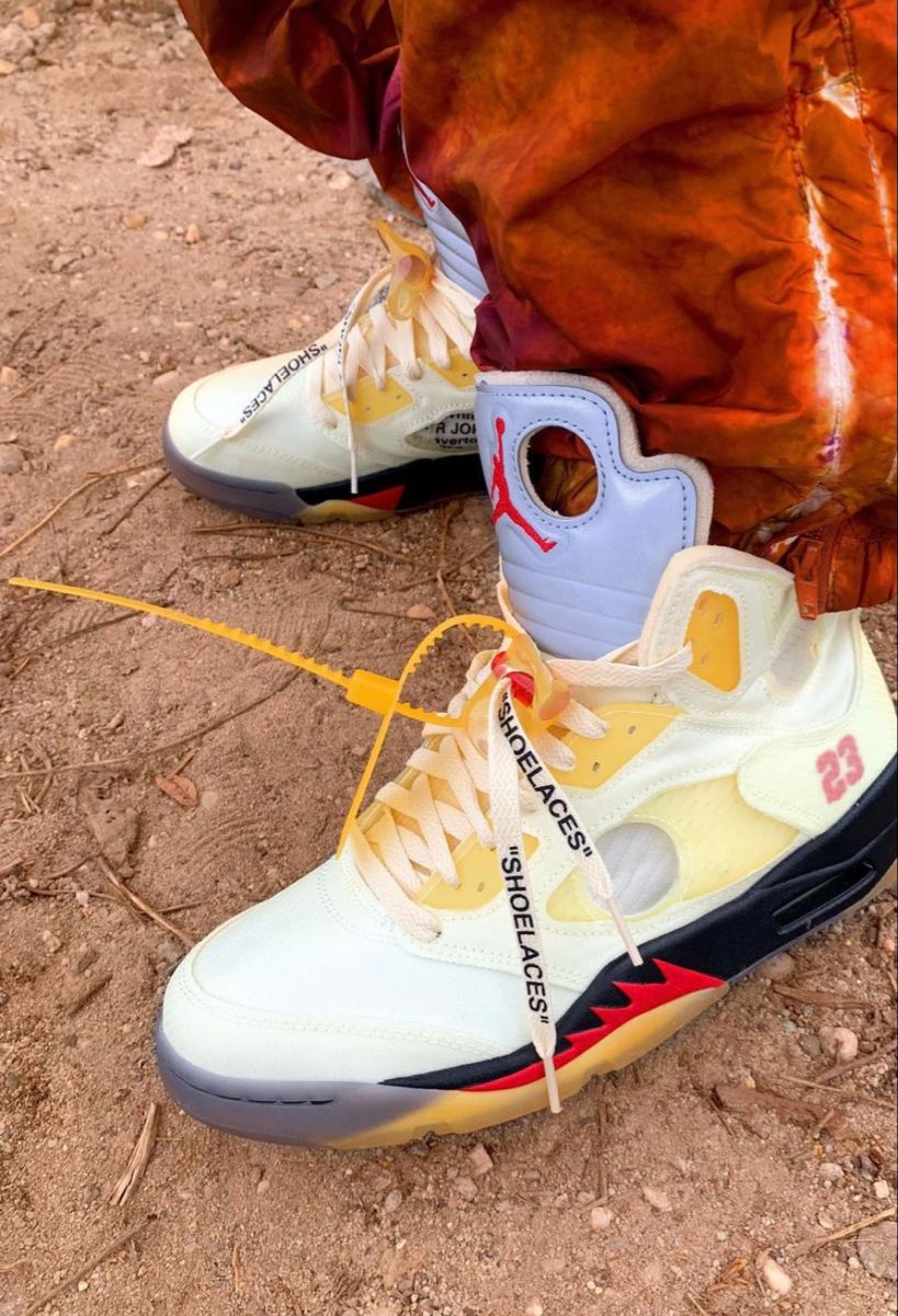 Jordan 5 Retro Off-White Sail photo review