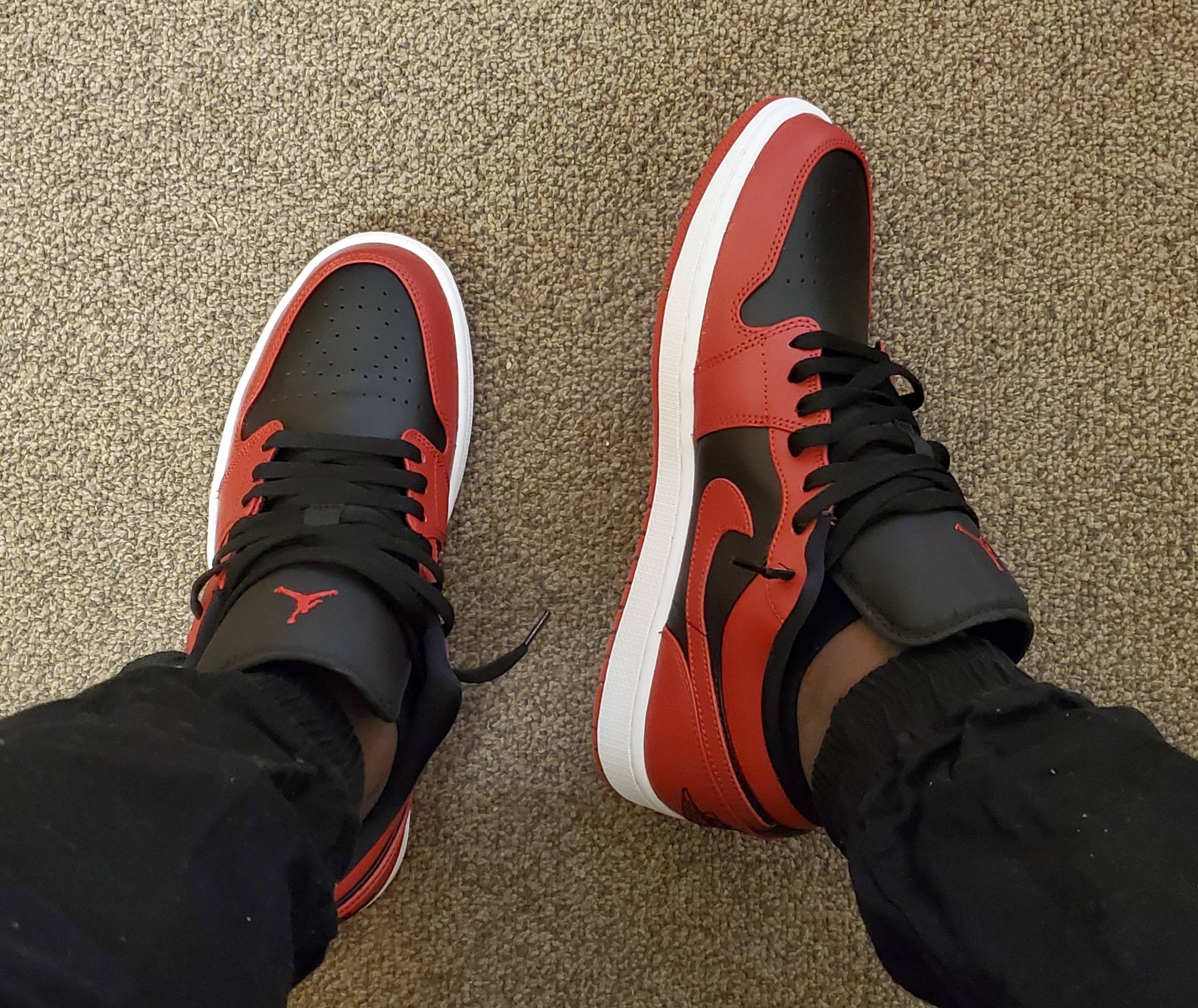 Jordan 1 Low Reverse Bred 553558-606 photo review