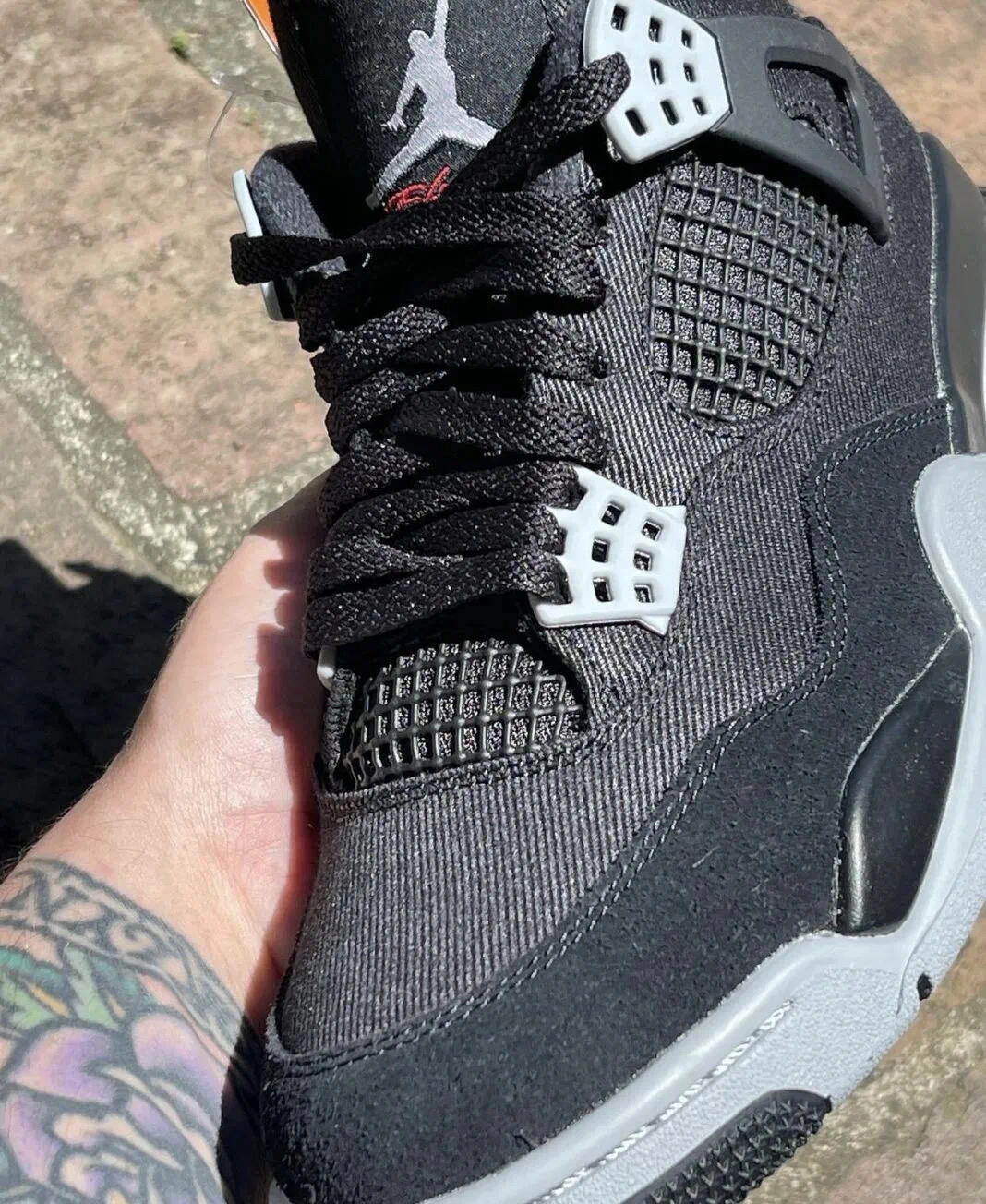 Jordan 4 Retro SE Black Canvas photo review