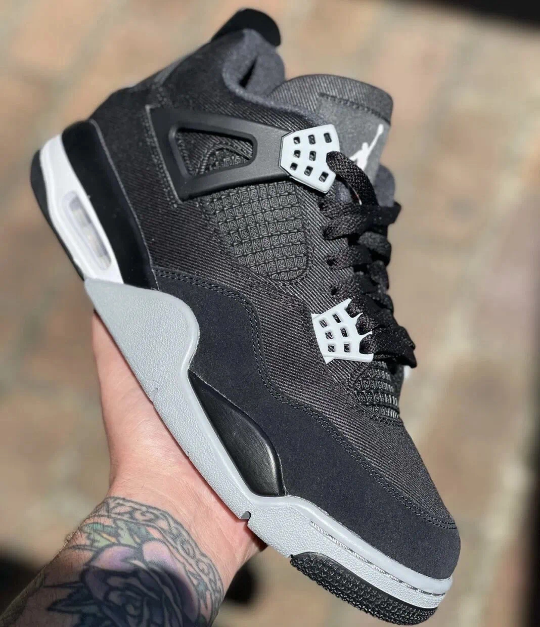 Jordan 4 Retro SE Black Canvas photo review