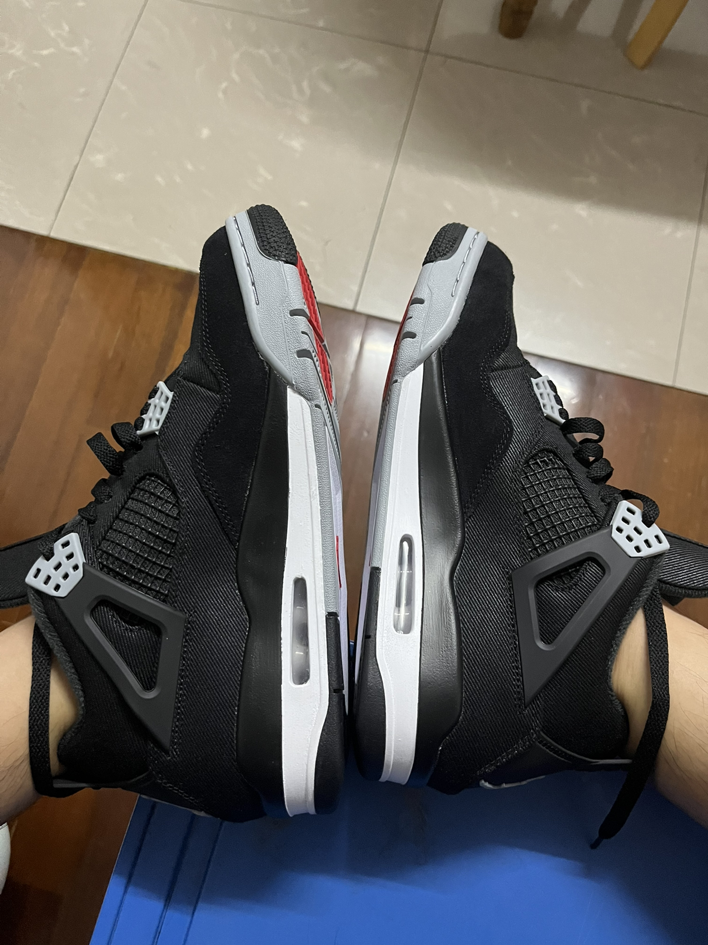 Jordan 4 Retro SE Black Canvas photo review
