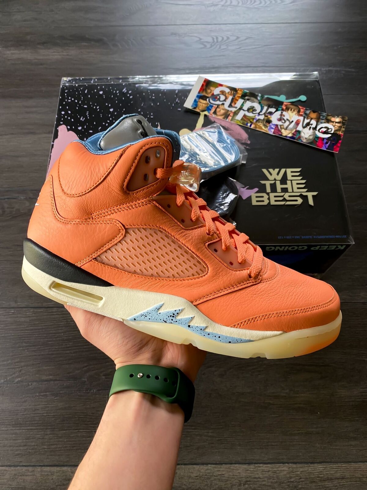 Jordan 5 Retro DJ Khaled We The Best Crimson Bliss photo review