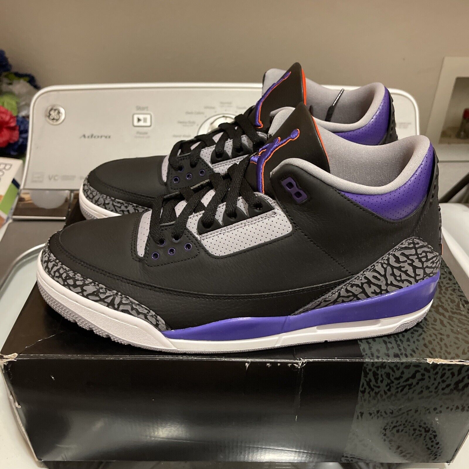 Jordan 3 Retro Black Court Purple CT8532-050 photo review