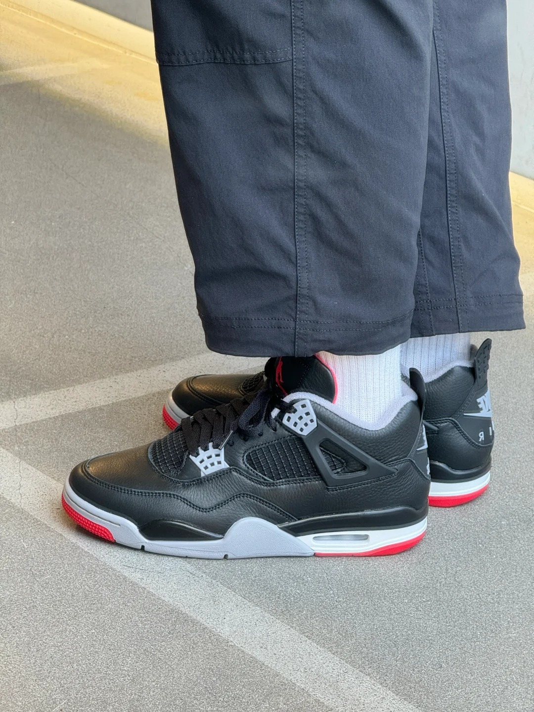 Jordan 4 Bred Reimagined photo review