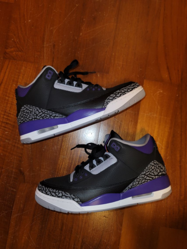 Jordan 3 Retro Black Court Purple CT8532-050 photo review