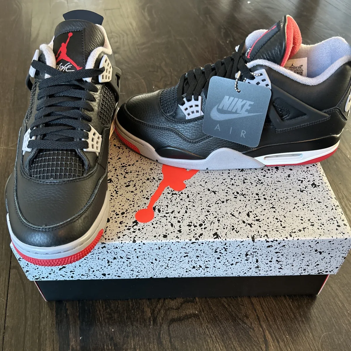 Jordan 4 Bred Reimagined photo review