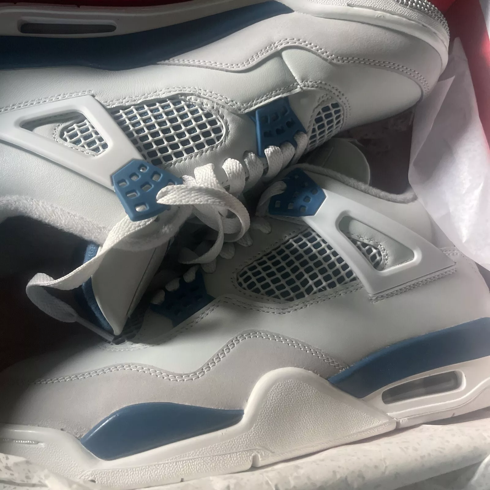 Jordan 4 Retro Military Blue (2024) photo review