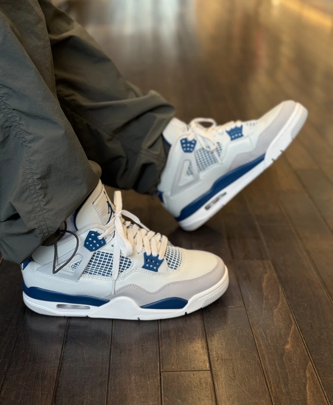 Jordan 4 Retro Military Blue (2024) photo review