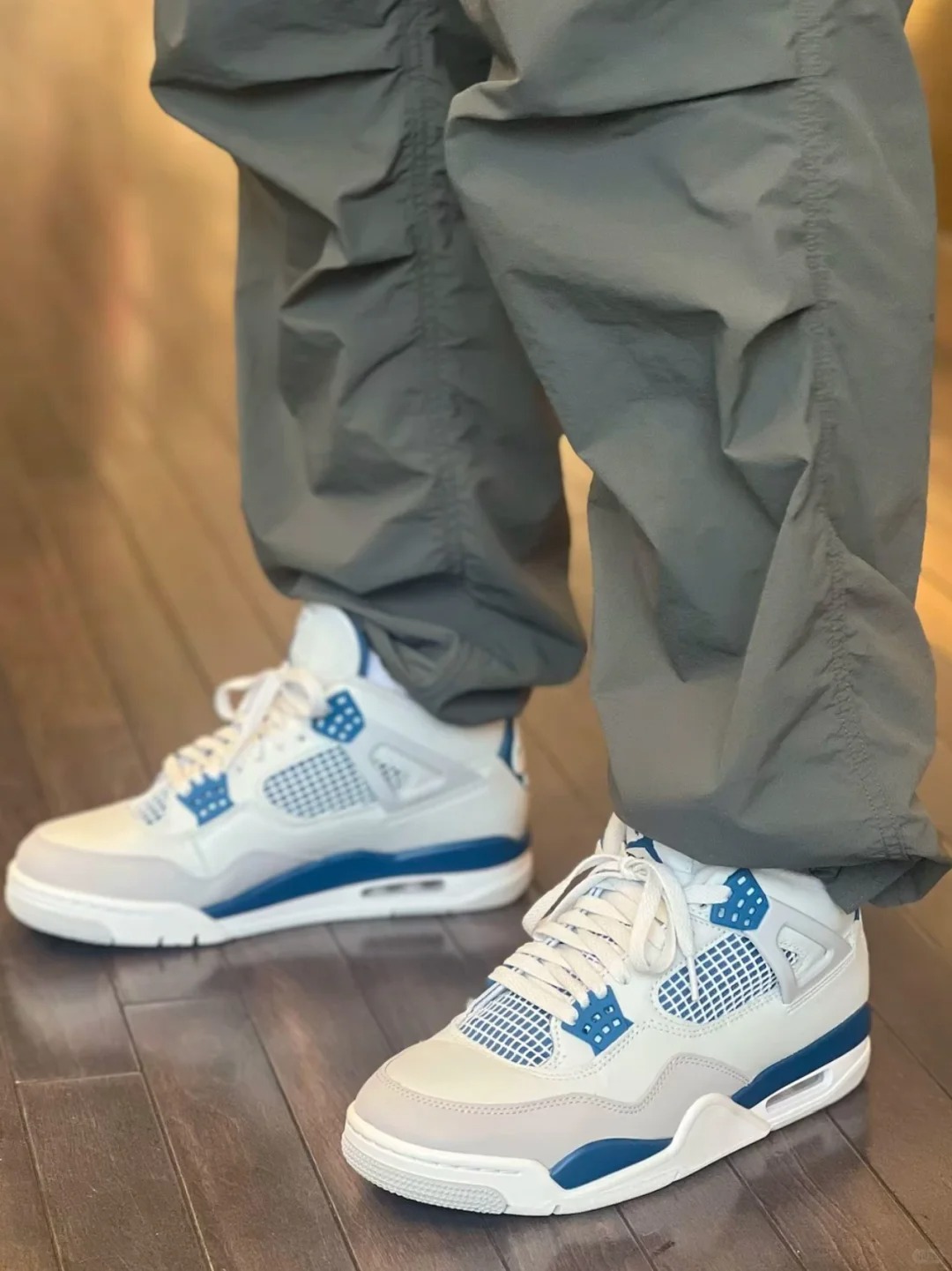 Jordan 4 Retro Military Blue (2024) photo review
