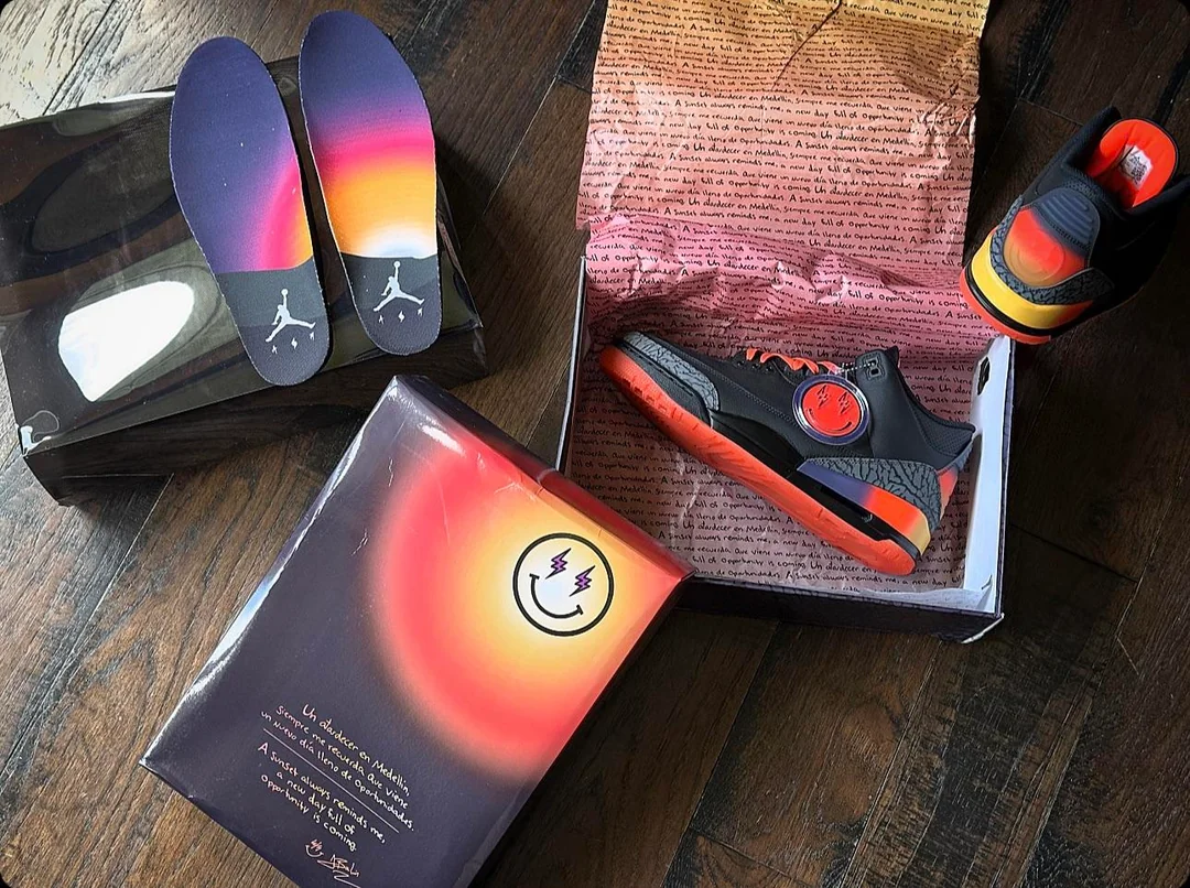 J Balvin x Air Jordan 3 Rio photo review
