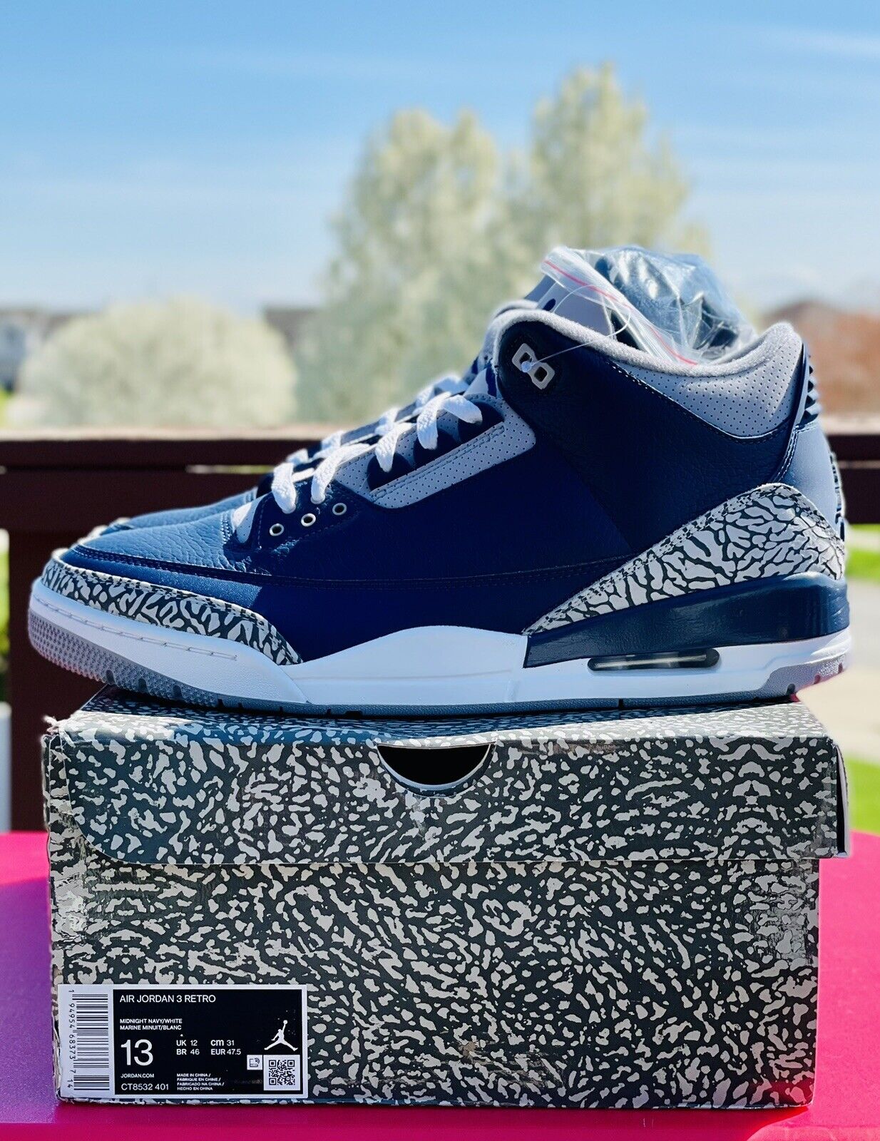 Jordan 3 Retro Georgetown photo review