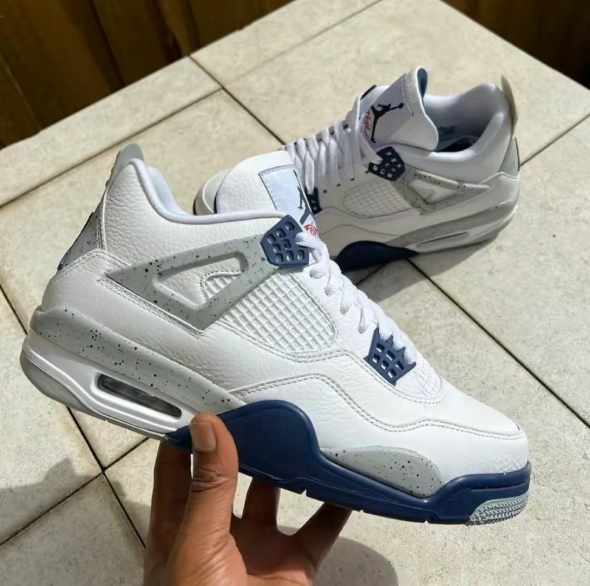 Jordan 4 Retro Midnight Navy photo review