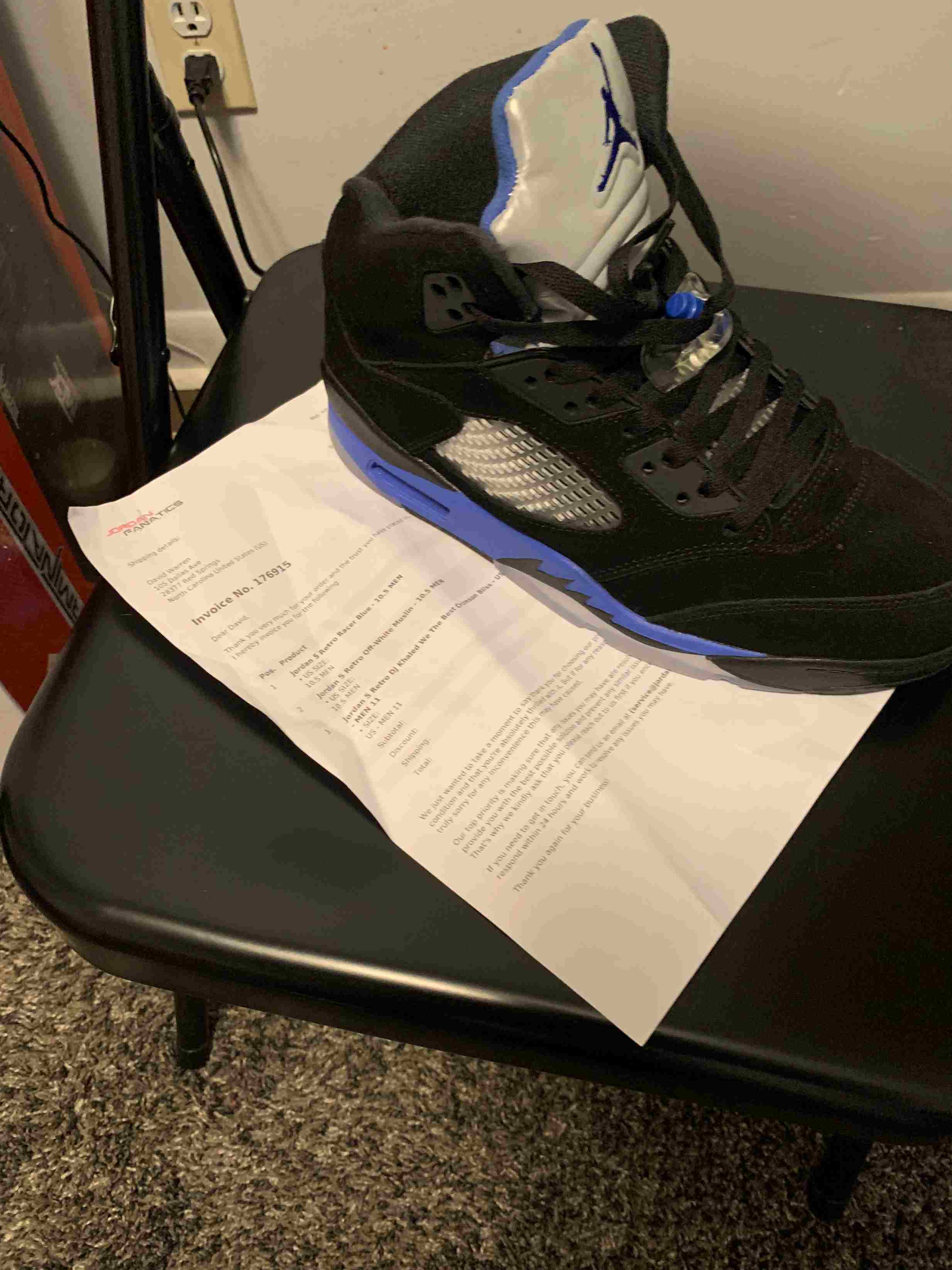 Jordan 5 Retro Racer Blue photo review