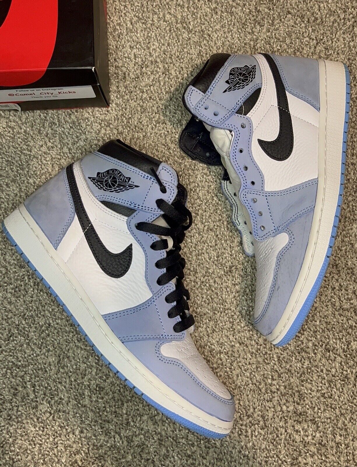 Jordan 1 Retro High OG University Blue photo review