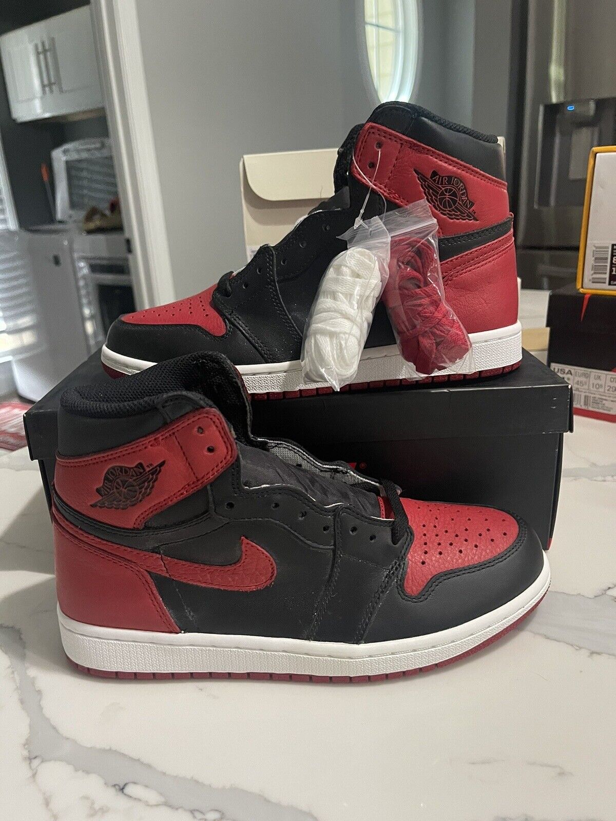 Jordan 1 Retro High Bred Banned (2016) photo review