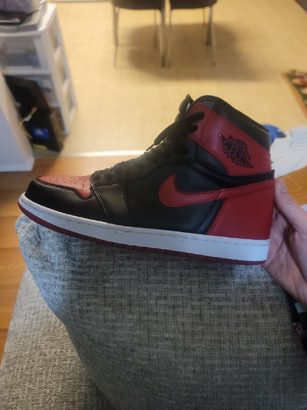 Jordan 1 Retro High Bred Banned (2016) photo review