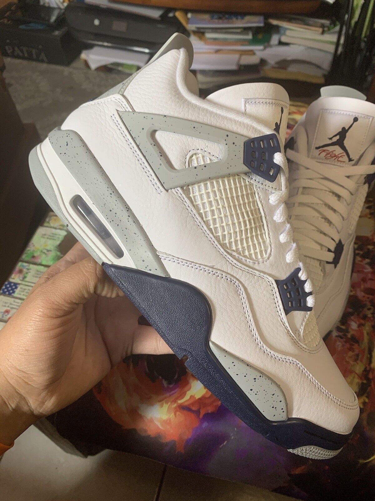 Jordan 4 Retro Midnight Navy photo review